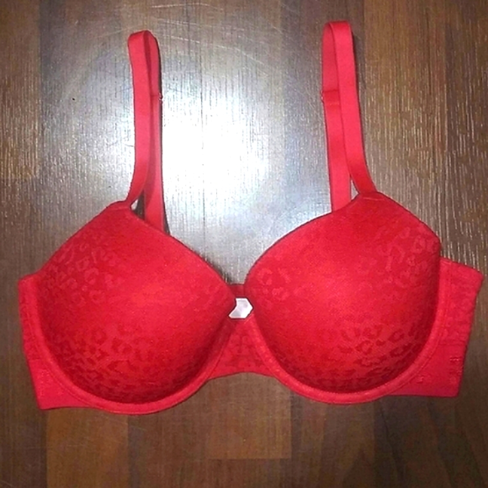 Victoria's Secret PINK Red Leopard T-shirt Bra